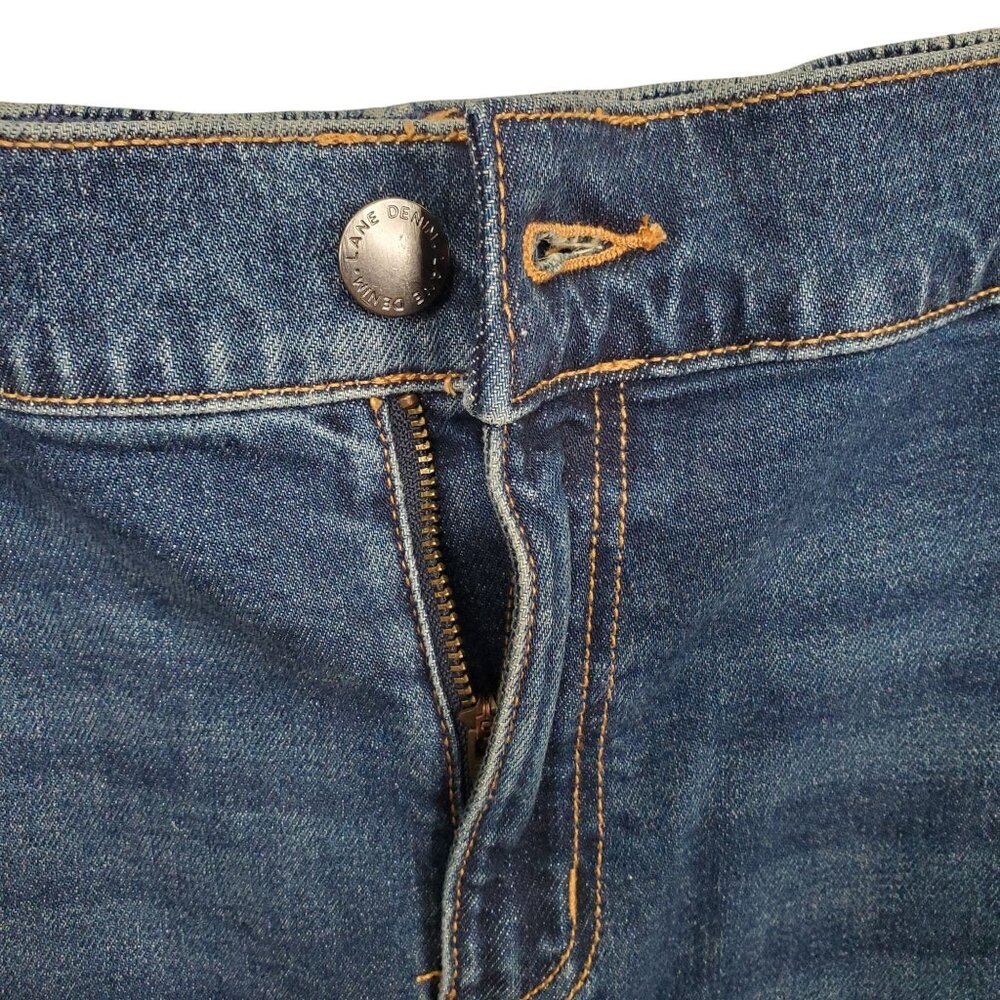 Lane Bryant Sz 24 Jeans Capris Mid Rise Boyfriend Denim Stretch Casual Pants NEW - Picture 4 of 14